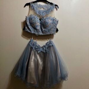RoseTree Couture Two Piece Prom Dress